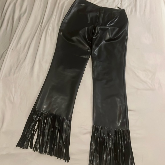 Vintage BEBE Leather Pants - Picture 6 of 7